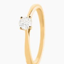 Bague Solitaire Or Jaune Aphrodite Diamant-Histoire d'Or Sale