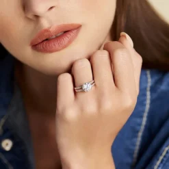 Bague Solitaire Or Jaune Anthyme Oxyde De Zirconium-Histoire d'Or New