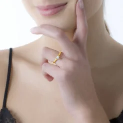 Bague Solitaire Ruken Or Jaune Diamant-Histoire d'Or Clearance