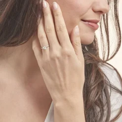 Bague Solitaire Samantha Or Blanc Diamant-Histoire d'Or New