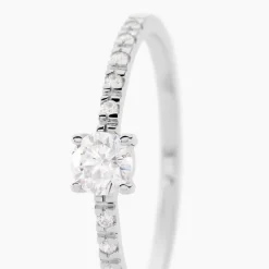 Histoire d'Or Bague Solitaire Servana De Zirconium
