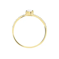Histoire d'Or Bague Solitaire Servana De Zirconium