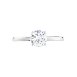 Bague Solitaire Stella Argent Blanc Oxyde De Zirconium-Histoire d'Or Outlet