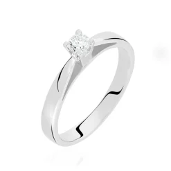 Bague Solitaire Tahyna Or Blanc Diamant-Histoire d'Or Discount