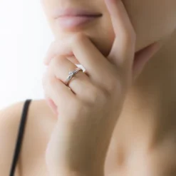 Bague Solitaire Tahyna Or Blanc Diamant-Histoire d'Or Discount