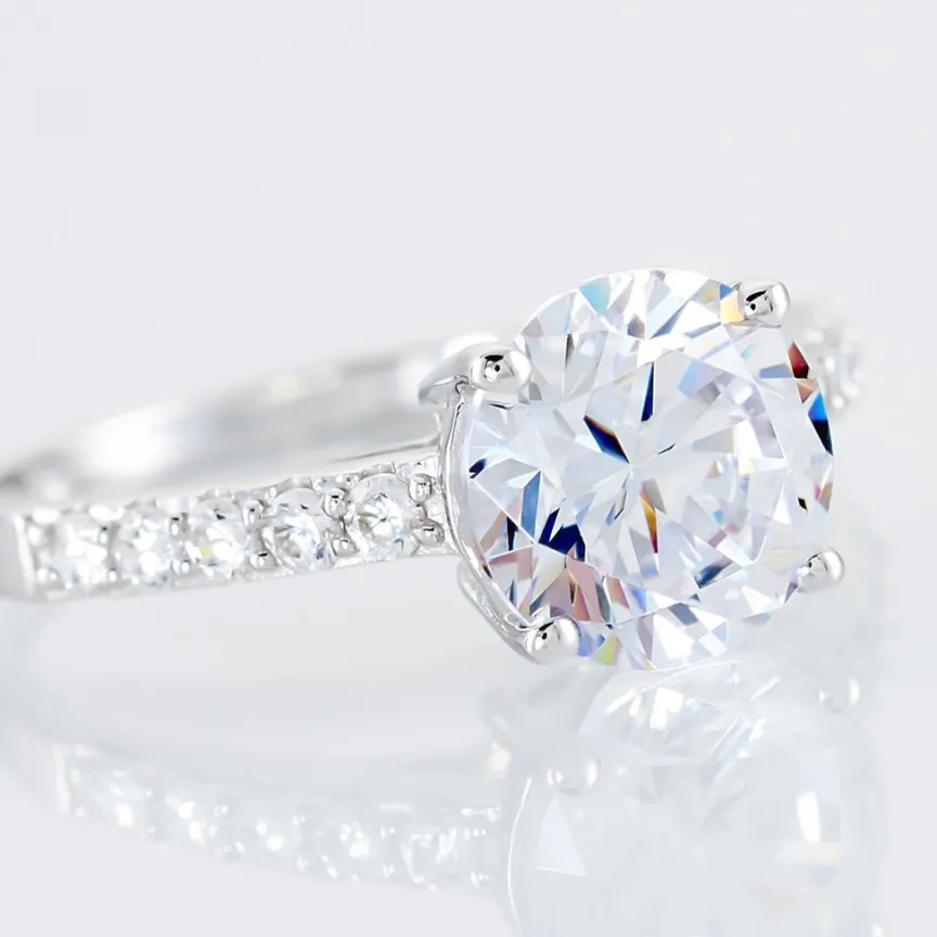 Bague Solitaire Terese De Zirconium-Histoire d'Or Hot