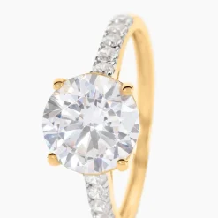 Bague Solitaire Terese De Zirconium-Histoire d'Or Hot
