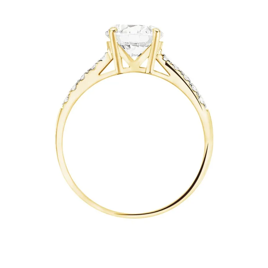 Bague Solitaire Terese De Zirconium-Histoire d'Or Hot