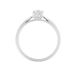 Bague Solitaire Veronika Or Blanc Diamant-Histoire d'Or