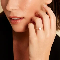 Bague Solitaire Veronique-marie Or Jaune Oxyde De Zirconium-Histoire d'Or Online