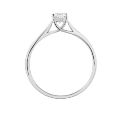 Bague Solitaire Victoria Platine Blanc Diamant-Histoire d'Or Clearance