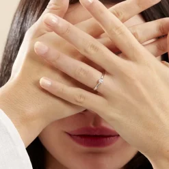 Histoire d'Or Bague Solitaire Victoria