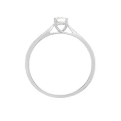 Bague Solitaire Victoria Platine Blanc Diamant-Histoire d'Or Best