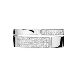 Histoire d'Or Bague Sophia Or Blanc Diamant