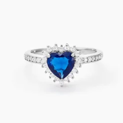 Bague Sphinx Argent Blanc Pierre Et Oxyde De Zirconium-Histoire d'Or Clearance