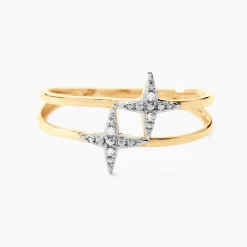 Bague Starlight Or Jaune Diamant-Histoire d'Or Clearance