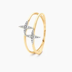 Bague Starlight Or Jaune Diamant-Histoire d'Or Clearance