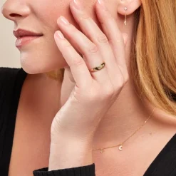 Bague Stellar Or Jaune Oxyde De Zirconium-Histoire d'Or