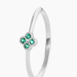 Bague Taha Argent Blanc Spinelle-Histoire d'Or