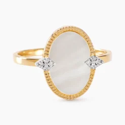 Bague Tahina Or Jaune Nacre Diamant-Histoire d'Or Clearance