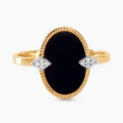 Bague Tahina Or Jaune Onyx Diamant-Histoire d'Or