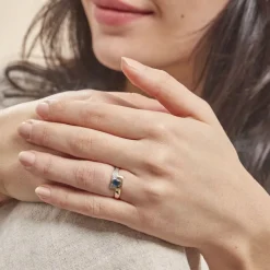 Bague Taila Or Jaune Saphir-Histoire d'Or Hot