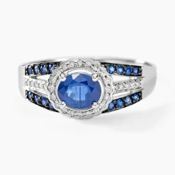 Bague Taliya Or Blanc Saphir Diamant-Histoire d'Or Hot