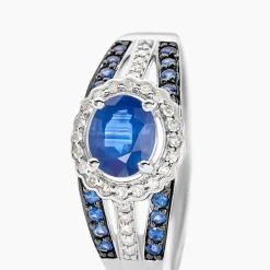 Bague Taliya Or Blanc Saphir Diamant-Histoire d'Or Hot