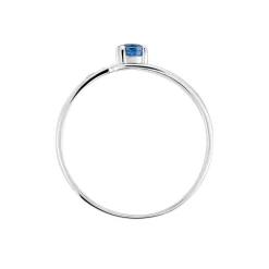 Histoire d'Or Bague Tanissia Or Blanc Saphir Et Diamant