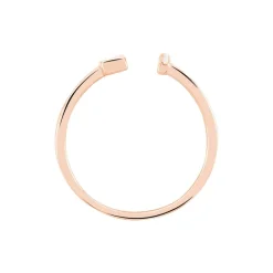 Bague Tea Argent Blanc Rose Oxyde De Zirconium-Histoire d'Or Clearance