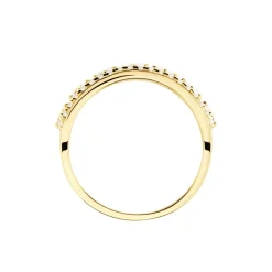 Bague The Crown Or Jaune Oxyde De Zirconium-Histoire d'Or Hot