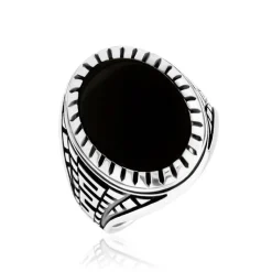 Bague Thimeo Argent Blanc Onyx-Histoire d'Or