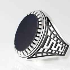 Bague Thimeo Argent Blanc Onyx-Histoire d'Or