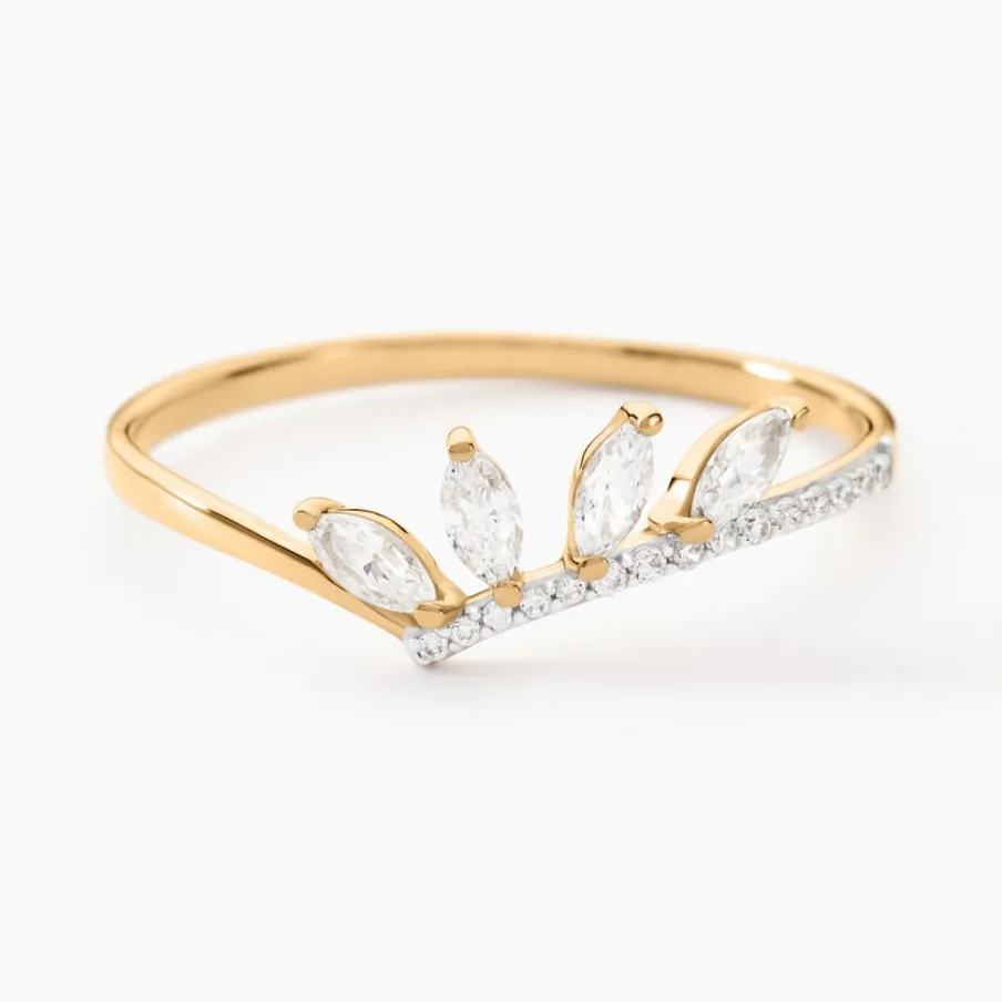 Histoire d'Or Bague Tiara De Zirconium