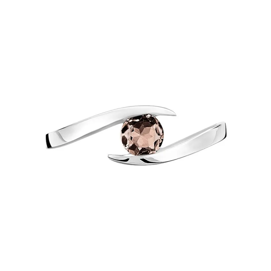 Bague Tiphaine Or Blanc Quartz-Histoire d'Or Discount