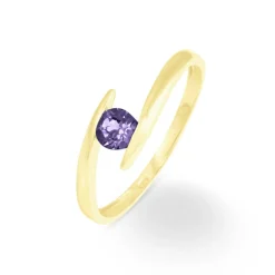 Bague Tiphaine Or Jaune Amethyste-Histoire d'Or Outlet