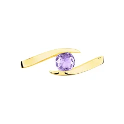 Bague Tiphaine Or Jaune Amethyste-Histoire d'Or Outlet