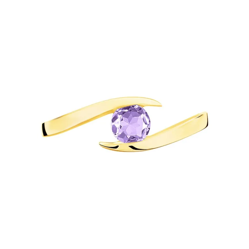 Bague Tiphaine Or Jaune Amethyste-Histoire d'Or Outlet