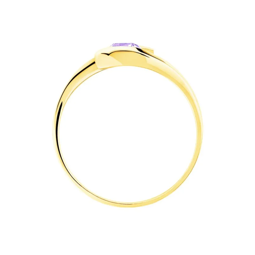 Bague Tiphaine Or Jaune Amethyste-Histoire d'Or Outlet