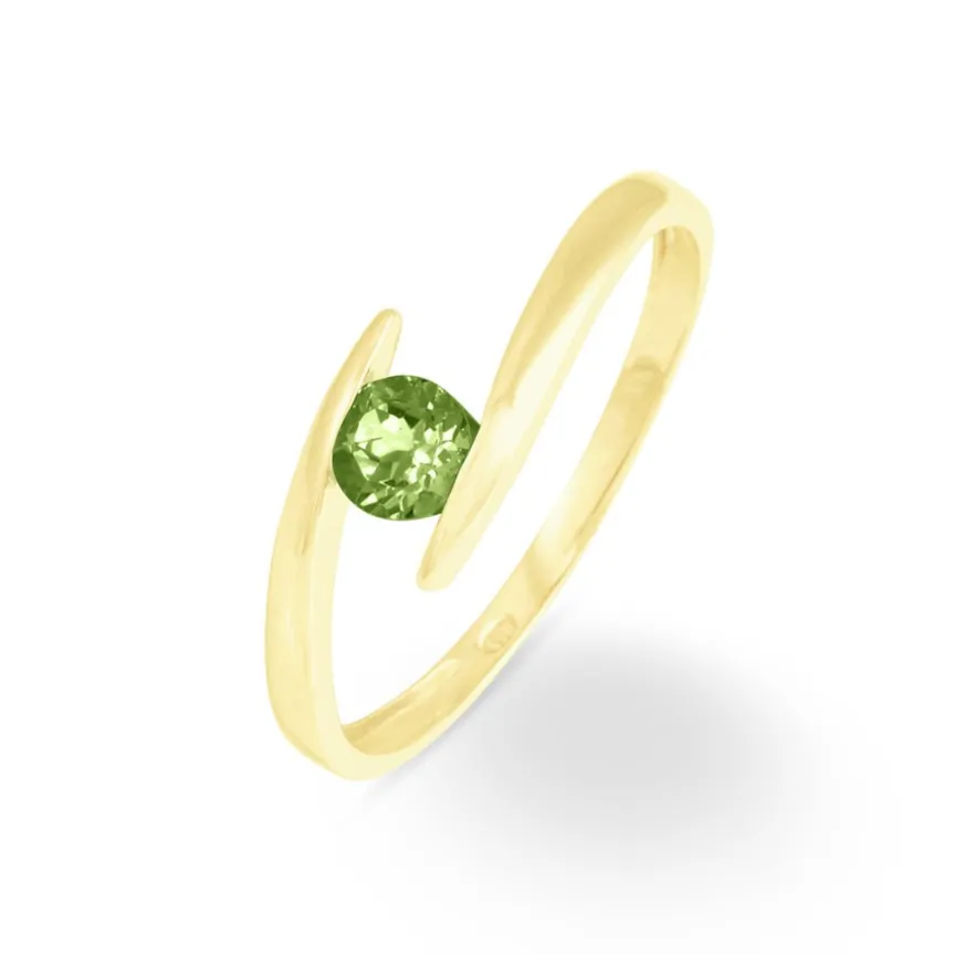 Bague Tiphaine Or Jaune Péridot-Histoire d'Or Online