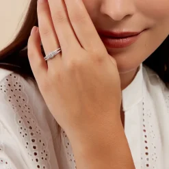 Bague Titemae Argent Blanc Oxyde De Zirconium-Histoire d'Or Best