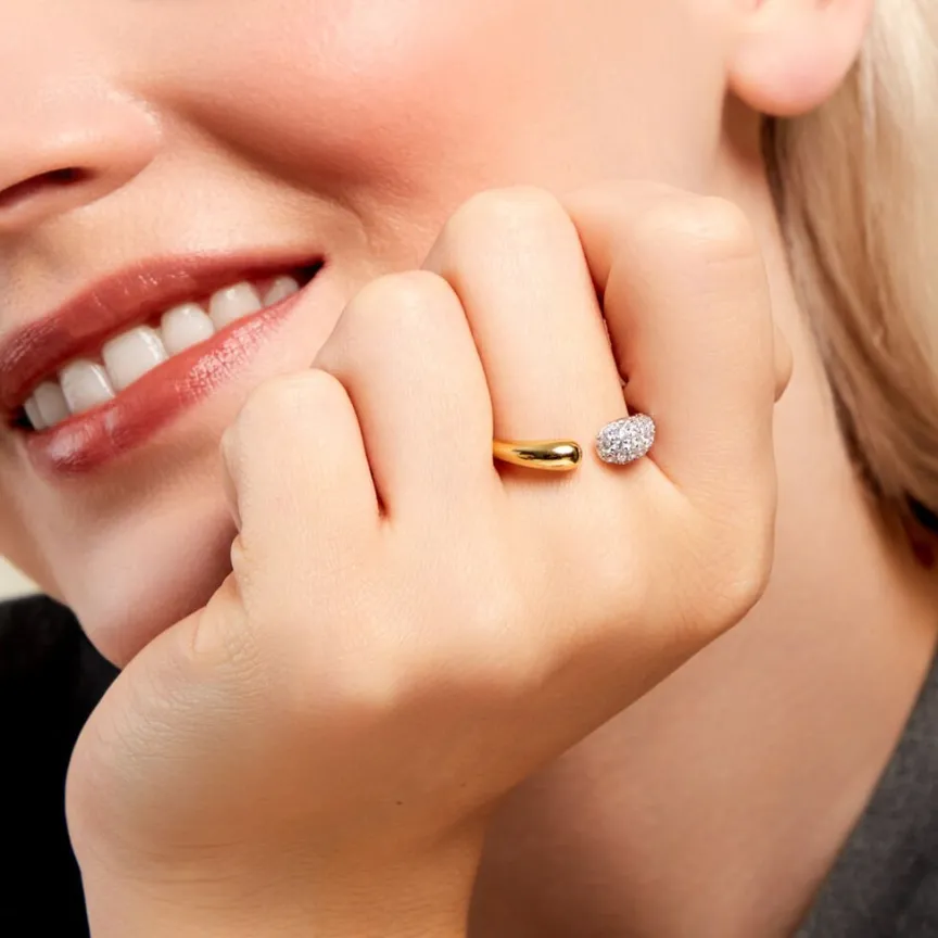 Bague Tiwa De Zirconium-Histoire d'Or Sale