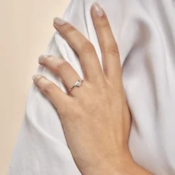 Bague Trilogie Or Blanc Diamant-Histoire d'Or New