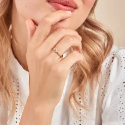 Bague Tryphena Or Jaune Diamant Synthétique-Histoire d'Or New