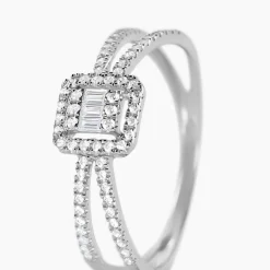 Bague Twila Or Blanc Oxyde De Zirconium-Histoire d'Or Best