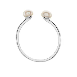 Bague Ull Argent Blanc Perle De Culture-Histoire d'Or Clearance