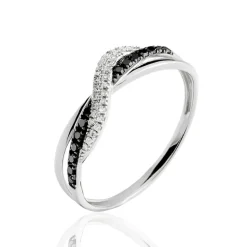 Bague Valencia Or Blanc Diamant-Histoire d'Or Hot