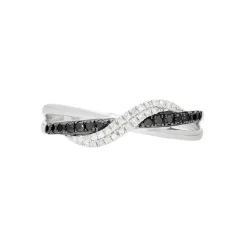 Bague Valencia Or Blanc Diamant-Histoire d'Or Hot