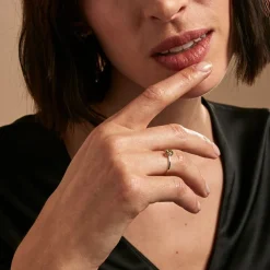 Histoire d'Or Bague Valentino Or Blanc Péridot