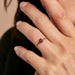 Bague Valentino Or Rose Rhodolite-Histoire d'Or Sale